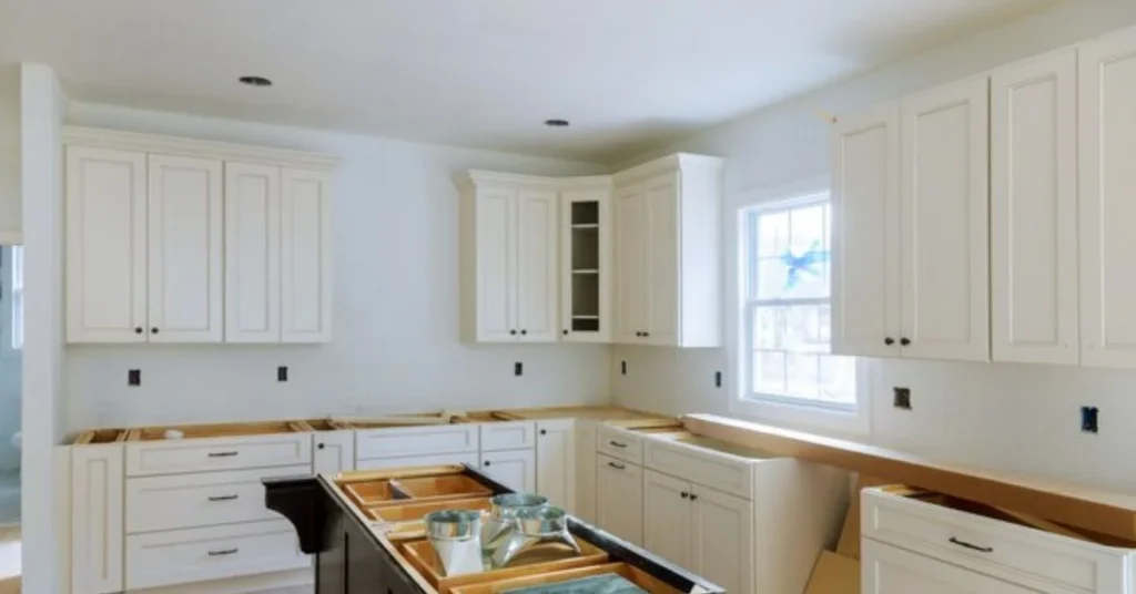 Painting Kitchen Cabinets Before and After